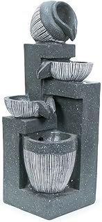 ValueLights | Solar Powered Cascading Water Feature Outdoor Light | Water Features, Home Décor & Improvement Essential | Logs Design