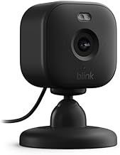 Blink Mini 2 – Plug-in smart security camera, HD night view in colour, built-in spotlight, two-way audio, motion detection, works with Alexa (Black)