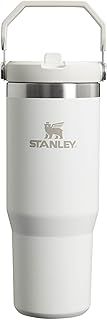 Stanley Flip Straw Tumbler 1.0 Water Bottle With Straw 0.89L - Keeps Cold For 12+ Hours - Easy To Carry - Dishwasher Safe - Stainless Steel Thermal Flask - BPA-Free Travel Mug - Frost