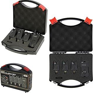 NGT Carp Coarse Mini Compact Bite Alarm Set 3 VTS Bite Indicator With Receiver
