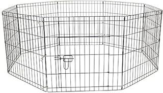 Pet Dog Pen Puppy Cat Rabbit Foldable Playpen Indoor/Outdoor Enclosure Run Cage (Small: Height 61cm)