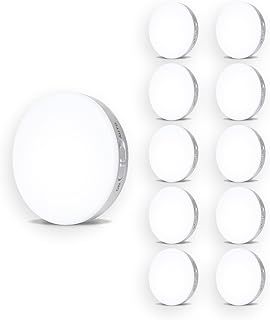 10 Pack Motion Sensor Lights Indoor,Under Cabinet Kitchen Lights,Wireless Battery Operated LED auto Lamp,Rechargeable Magnetic Stick on Puck Wall Night Light,Stair,Cupboard,Wardrobe,Hallway