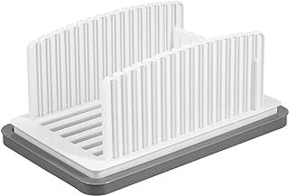 Bread Slicer for Homemade Bread, Adjustable Width Bread Cutting Guide with Crumb Tray, Foldable and Compact Bread Cutter Slicer, Bread Slicing Tool for Bread Loaf Sourdough Sandwich