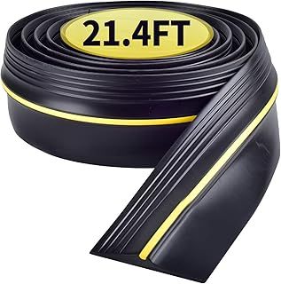 6.5M 21.5FT Garage Door Threshold Seal Weatherproof Easy Cut Strip (21.4ft/6.5m)