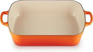 Le Creuset Signature Enamelled Cast Iron Rectangular Roasting Dish, 33 cm, 4.9 Litres, Volcanic, 20184330902422