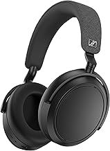 Sennheiser MOMENTUM 4 Wireless Headphones, Bluetooth for Crystal-Clear Calls w/ Adaptive Noise Cancellation, 60h Battery Life, Customizable Sound & Lightweight Folding Design, Black