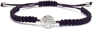 Handmade Silver Plated Tree of Life Bracelet Personalized Braided Charm Bracelet Perfect for Womens & Men Ideal for a Friendship Bracelet, Anniversary,Family Gift & Festival Accessories