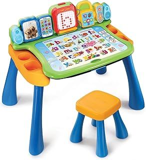 VTech Touch and Learn Activity Table - Musical Kids Desk with Letters, Phonics, Numbers, Music, Shapes, Animals and More - ages 3, 4 & 5 Year Olds, English Version