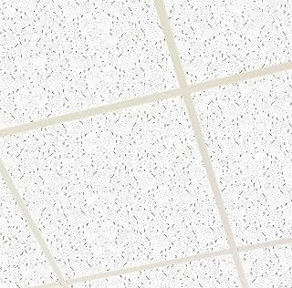 Suspended Ceiling FINE ND FISSURED Board Tiles 595mm x 595mm 600mm x 600mm Acoustic Mineral Fiber 8 Tiles in Box