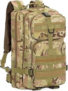 Fecialy 35L Military Tactical Backpack Molle Army Assault Pack Outdoor Shoulder Daypack Hiking Trekking Rucksacks Sport Traveling Bag