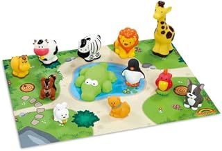 HappyLand Happy Animal Collection For Children from 2 Years Animal Playset Animal Figures Plastic Animals Early Learning Centre Happy Land Toy Sets Zoo Playset Kids Figures