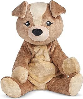 HUGIMALS Charlie the Puppy - Heavy 2KG Weighted Stuffed Animal Cute Plush for Stress Relief & Comfort - Unscented Cute Stuffed Animal Cuddly Toys for Kids, Teens & Adults | Self Care Anxiety Plush