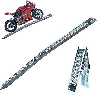 Loading Ramp Folding Car Steel x1 200KG 1.8 Metre Trailer Motorbike Motorcycle 1800mm x 225mm x 45mm NOT SUITABLE FOR TRACK MACHINES Handle loads of up to 200kg each