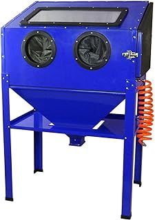 T-Mech Sandblasting Cabinet Sand Blasting Portable Work Station Heavy Duty Abrasive Bead Grit Sandblaster Sand Blaster 220L