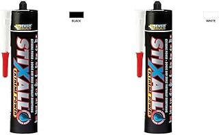 Stixall Extreme Power - Building Adhesive and Sealant Hybrid, Black, 290 ml & Stixall Extreme Power - Building Adhesive and Sealant Hybrid, White, 290 ml