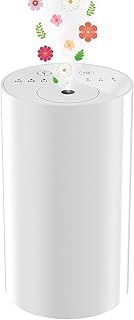 Waterless Diffusers Essential Oils for Home, Essential Oil Nebulizer Aroma Diffuser, Mini Scent Air Machine Car Aromatherapy Atomizing Diffuser Wireless Humidifier for Home Room Car Office, Black