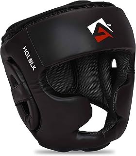 Boxing Headguard- UKCA Aprroved Martial Arts Headgear- MMA Training Head Gear Muay Thai Full Face Protection Guard Sparring Helmet Head Guard