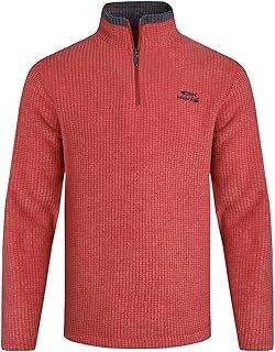 Weird Fish Newark Eco 1/4 Zip Grid Fleece