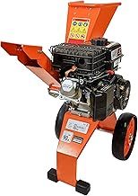 ARROWS-UK 6HP Compact Petrol Wood Chipper - Powerful 6hp Engine, Twin Reversible Blades, Chipping up to 50mm - Lightweight and Maneuverable - Ideal for Garden and Outdoor Use