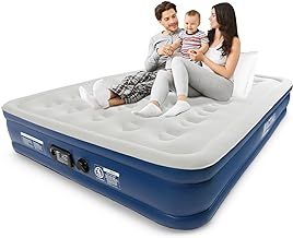 Active Era Premium King Size Air Bed with Advanced Support System and Built-In Electric Pump - Raised 13-Inch Inflatable Mattress & Guest Bed for Camping, Moving, Travel