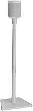 Sanus Wireless Speaker Stands Designed for Sonos One, One SL, and Play:1 - Easy, 15-Minute Assembly, Built-in Cable Management - White/Single