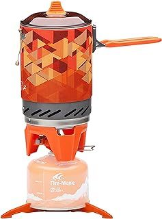 Fire-maple FMS-X2 Personal Cooking System Outdoor Hiking Camping Equipment Oven with Piezo Ignition POT Support & Stand for Outdoor Acitivities- Portable Propane Gas Stove Burner