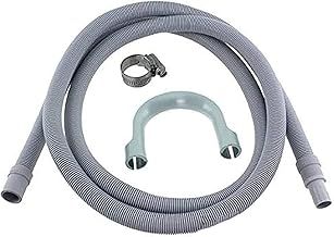 SPARES2GO Universal Washing Machine Drain Hose Extension Pipe (2.5M, 19mm / 22mm)