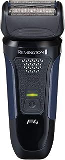 Remington F4 Men's Electric Shaver (Cordless, Wet & Dry, Foil Shaver, Flexible Cutting with Pivoting Head, Pop-up Detail Trimmer, 3-Day Stubble Styler Guard, 50-Minute Usage, 4-Hour Charge) F4002