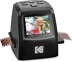 KODAK Mini Digital Film & Slide Scanner – Converts 35mm, 126, 110, Super 8 & 8mm Film Negatives & Slides to 22 Megapixel JPEG Images – Includes - 2.4 LCD Screen – Easy Load Film Adapters