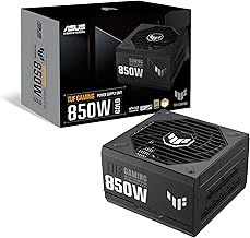 TUF Gaming 850W Gold (850 Watt, ATX 3.0 Compatible, Fully Modular Power Supply, 80+ Gold, Military-grade Components, Dual Ball Bearing, Axial-tech Fan, PCB Coating, 10 Year Warranty)