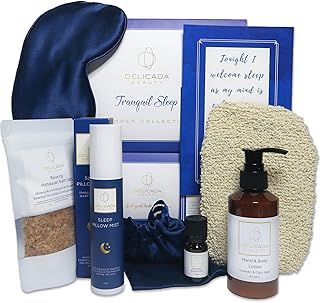 Pamper Hampers for Women | Pamper Gifts for Women | TRANQUIL SLEEP | Sleep Gift Set | Relaxation Hampers, Birthdays, New Mums, Mothers Day, Friends