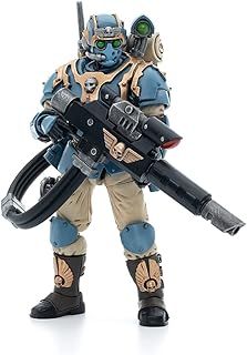 JOYTOY Warhammer 40K 1/18 Action Figure Astra Militarum Tempestus Scions Squad 55th Kappic Eagles Tempestus Scion 1 Joy Toy Models