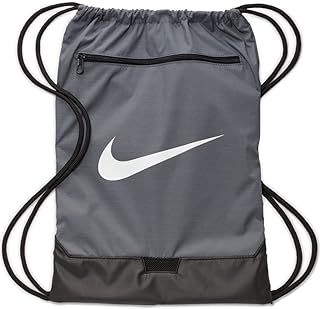 NIKE Brasilia Gym Sack - Black/Black/White, MISC