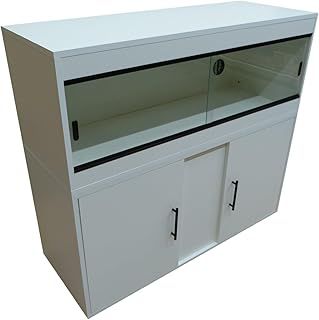 Vivarium & Cabinet (White, 4ft Vivarium & Cabinet)