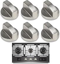 6 Pcs Cooker Knobs, Cooker Knobs Multipurpose Function Control Switch Gas Hob for Gas Stove/Kitchen Cooktop/Various Ovens