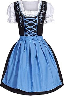 Women's Piece German Dirndl Dress Women Oktoberfest Outfit for Bavarian Costume Women Beer Carnival Beer Festival Carnival Outfits