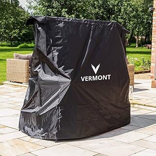 Vermont Table Tennis Table Cover - 2IN1 Design | Windproof Indoor/Outdoor Table Tennis Table Protector | Heavy Duty Ping Pong Table Cover For Open & Folded Tables | Universal Fit