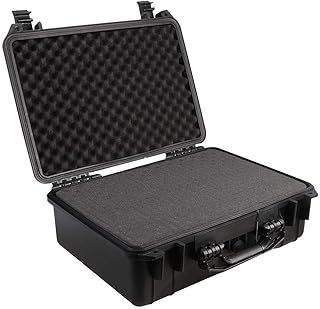 DURATOOL D03133 Black Water Resistant Case with Foam Insert - 357mm x 470mm x 176mm