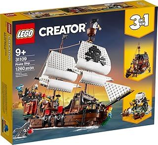 LEGO 31109 Creator 3in1 Pirate , Inn & Skull Island Toy Set