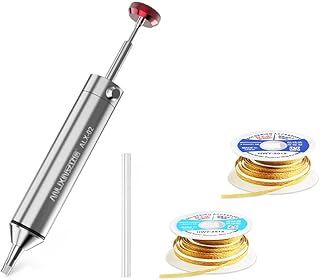Solder Sucker Desoldering Pump with High-Temperature Resistant Flexible Silicone Nozzle, Premium Aluminum Housing Stronger Suction Power Aluminum Housing Accessory for Professional Welders