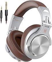 OneOdio A71 Hi-Res Studio Recording Headphones - Wired Over Ear Headphones with SharePort, Professional Monitoring & Mixing Foldable Headphones with Stereo Sound (Sliver)