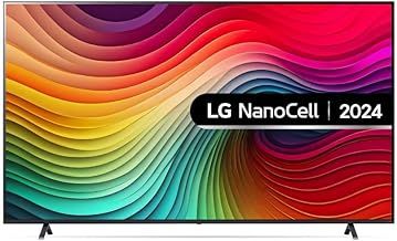 LG 75NANO81T6A 75-Inch 4K UHD Smart TV, (α5 AI Processor Gen7, Freeview Play and Amazon Alexa, 60Hz), Ashed Blue [Model 2024]