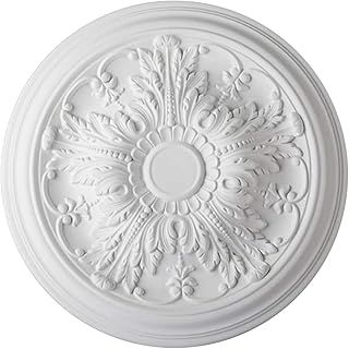 Ceiling Roses - Valencia -lightweight (High Density Polyurethane Resin, 51cm (20 inches))