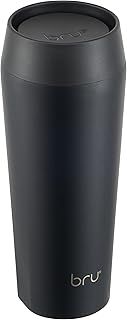 Travel - Insulated Coffee Cup Travel Mug for Hot Drinks, Leakproof, Ceramic Lined (Black Magic, 16oz | 460ml)