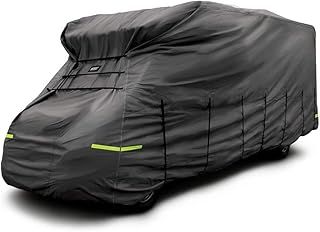 Maypole Motorhome Cover 6.5-7M or 21-22ft 4-Ply Breathable Water Resistant, Dark Grey