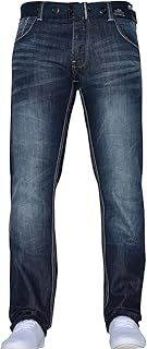Mens 'Frinced' Classic Straight Leg Stretch Jeans Fashion Regular Fit Stylish Branded Denim by JeanBase