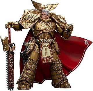 HiPlay JoyToy Warhammer The Horus Heresy Collectible Figure: Imperial Fists Rogal Dorn, Primarch of The Vllth Legion 1:18 Scale Action Figures JT8865