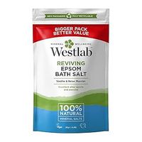 Westlab - Reviving Epsom Salt - 2kg Resealable Pouch - 100% Natural, Pure & Unscented Mineral Salts - Supports Sleep and Relieves Aching Muscles (Packing may vary).