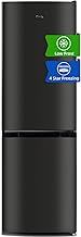 CHiQ FBM157L4EU, Fridge Freezer, 157L, 70/30, 12-Year Compressor Service, Low Frost, E, 39 dB, 48cm Wide 144cm Tall, Black