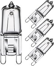 GMY Halogen G9 Oven Bulbs 40W 230V G9 Oven Lamp for Neff/Zanussi/Bosch/AEG Oven and Microwave Oven Cooker Bulb Applications 300 Degree C Heat Tolerant Light Bulbs 4 Pack